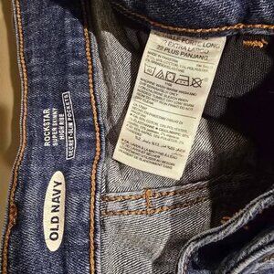 Old navy women's 22 plus, Rockstar super skinny high rise